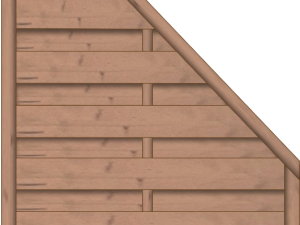 Madras Dichtzaun Fichte Hellbraun 90x150/60 cm VE = 006