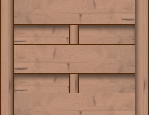 Madras Dichtzaun Fichte Hellbraun 50x180 cm VE = 006