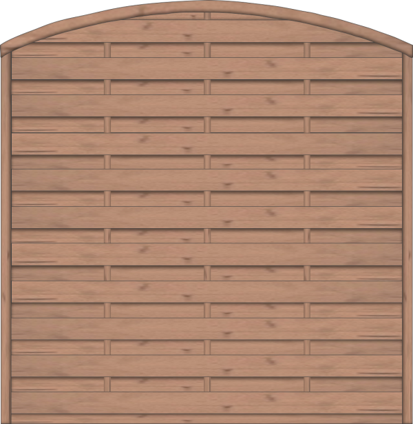 Monegro Dichtzaun Fichte Hellbraun 180 x 180/161 cm VE = 012