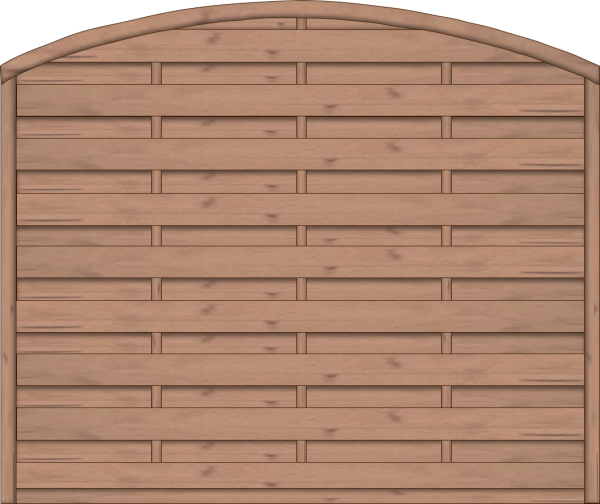 Monegro Dichtzaun Fichte Hellbraun 180 x 150/131 cm VE = 012