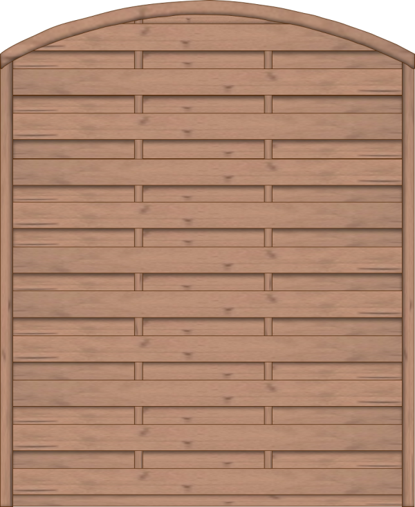 Monegro Dichtzaun Fichte Hellbraun 150 x 180/161 cm VE = 012