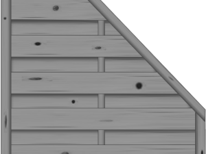 Madras Dichtzaun Fichte Basaltgrau 90x150/60 cm VE = 006