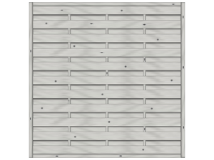 Madras Dichtzaun Fichte Grau 180x180 cm VE = 012