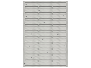 Madras Dichtzaun Fichte Grau 120x180 cm VE = 006