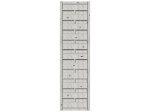 Madras Dichtzaun Fichte Grau 50x180 cm VE = 006