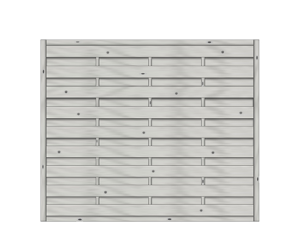 Madras Dichtzaun Fichte Grau 180x150 cm VE = 012