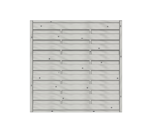Madras Dichtzaun Fichte Grau 150x150 cm VE = 012