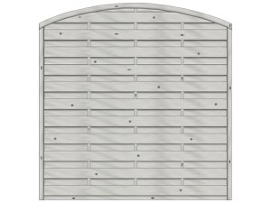 Monegro Dichtzaun Fichte Grau 180x180/161 cm VE = 012