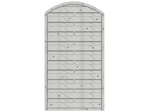 Monegro Dichtzaun Fichte Grau 100x180/161 cm VE = 006