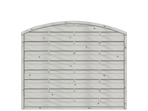 Monegro Dichtzaun Fichte Grau 180x150/131 cm VE = 012