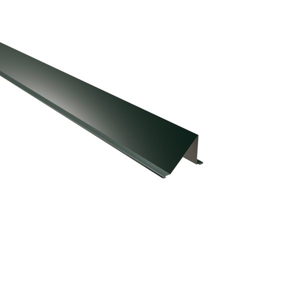 Schneefangbleche, 20x105x75x20x2000 mm Aluminium= 0,70 mm, 25µm Polyester