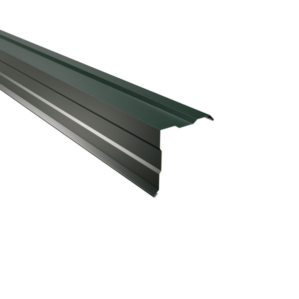 Ortgangwinkel, gesickt, 150x150 mm - 90° Aluminium= 0,70 mm, 25µm Polyester