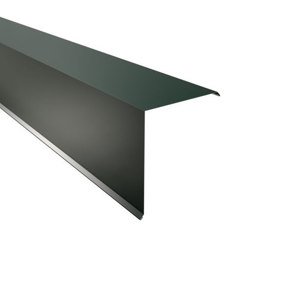 Ortgangwinkel, 115x115x2000 mm 25µm Polyester, RAL 6005-moosgrün
