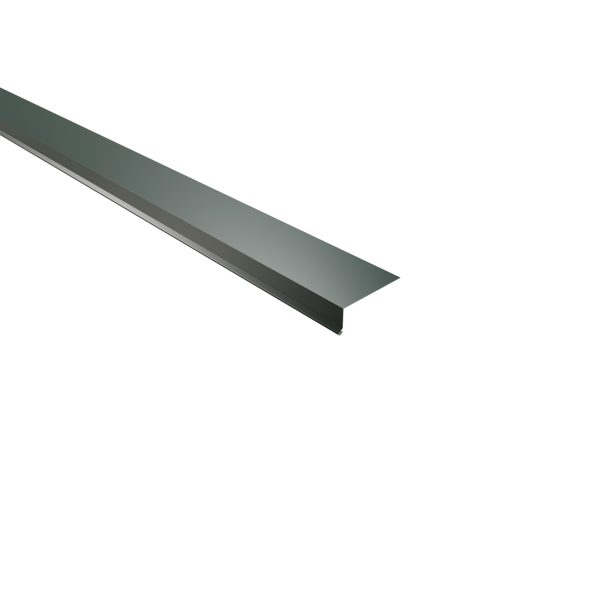 Traufenblech, 30x80 mm - 100° Aluminium= 0,70 mm, 25µm Polyester