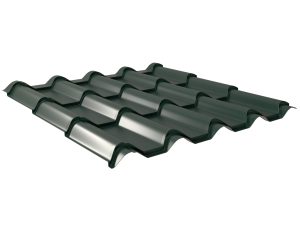 Typ Europa, RAL 6005-moosgrün aus Aluminium D=0,70 mm, 25µm Polyester