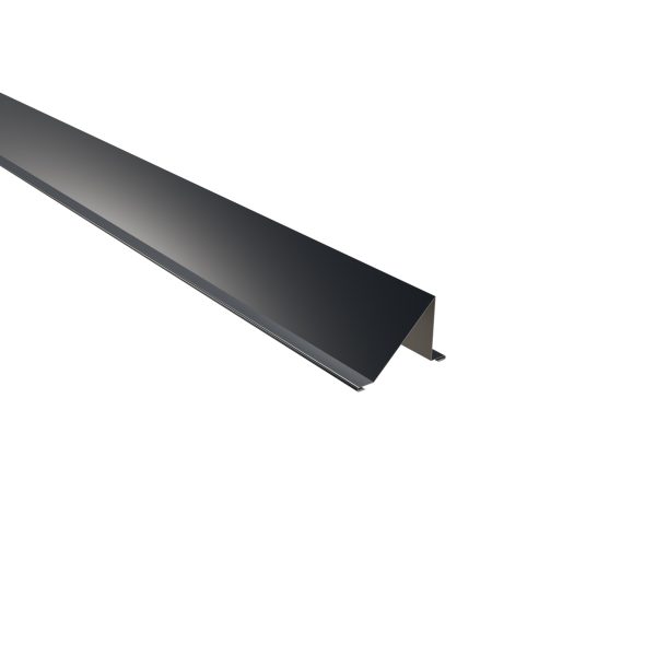 Schneefangbleche, 20x105x75x20x2000 mm Aluminium= 0,70 mm, 25µm Polyester