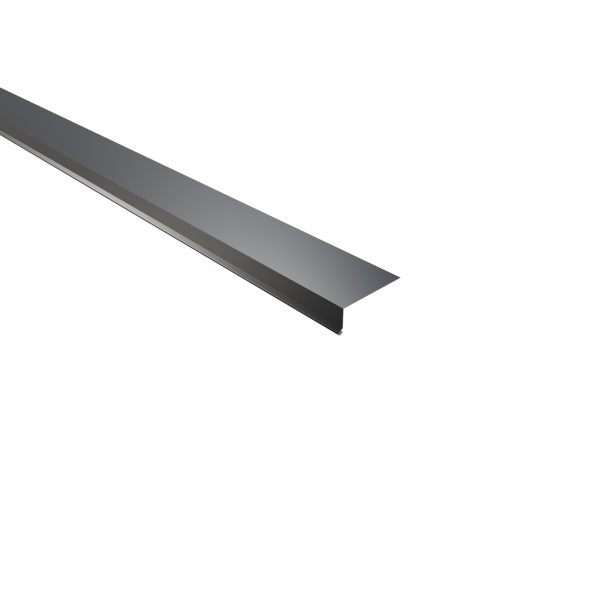 Traufenblech, 30x80 mm - 100° Aluminium= 0,70 mm, 25µm Polyester