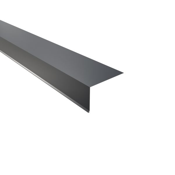 Traufenblech, 100x160 mm - 95° Aluminium= 0,70 mm, 25µm Polyester