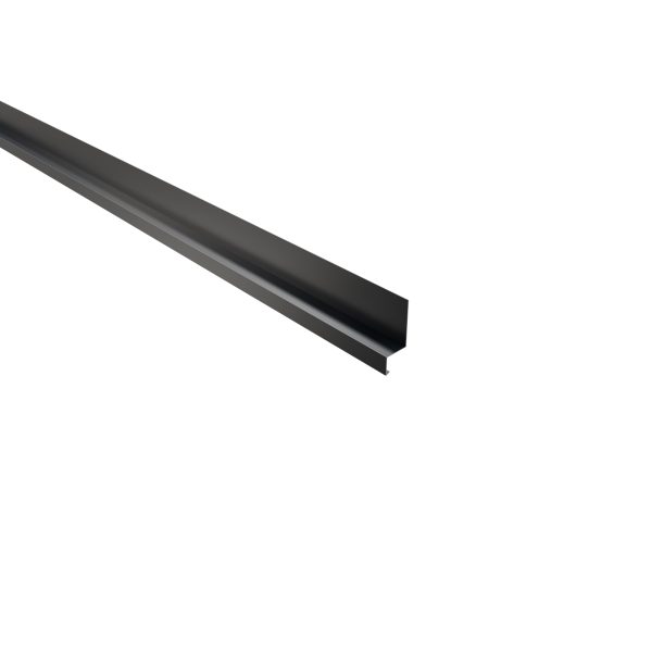 Sockelprofil, 50 x 25 x 20 x 15 mm - 100° Aluminium= 0,70 mm, 25µm Polyester