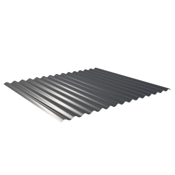 W-1/1064LR, RAL 7016-anthrazitgrau Profil 76/18-Sinus, Aluminium D=0,70 mm, 25µm Polyester