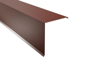 Ortgangwinkel, 115x115x2000 mm 25µm Polyester, RAL 8012-rotbraun