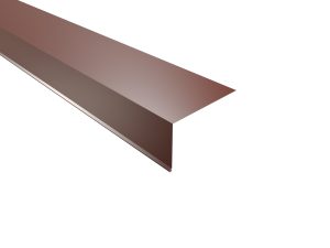 Traufenblech, 100x160 mm - 100° Aluminium= 0,70 mm, 25µm Polyester
