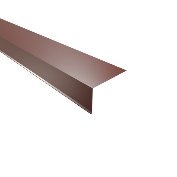 Traufenblech, 100x160 mm - 100° Aluminium= 0,70 mm, 25µm Polyester