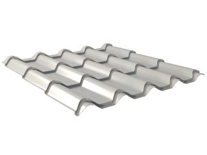 Typ Europa, RAL 9006-weißaluminium aus Aluminium D=0,70 mm, 25µm Polyester