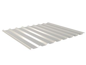 W-20/1100LR, RAL 9006-weißaluminium Aluminium D=0,70 mm, 25µm Polyester