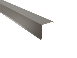 Ortgangwinkel, gesickt, 115 x115 mm Aluminium= 0,70 mm, 25µm Polyester