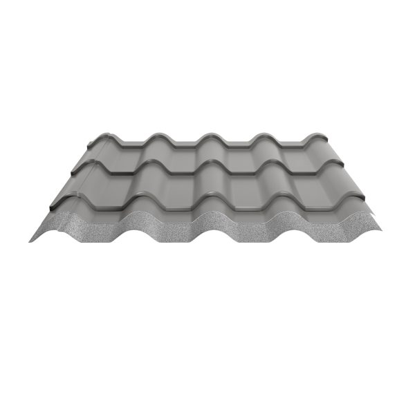 Typ Europa, RAL 9007-graualuminium aus Aluminium D=0,70 mm, 25µm Polyester