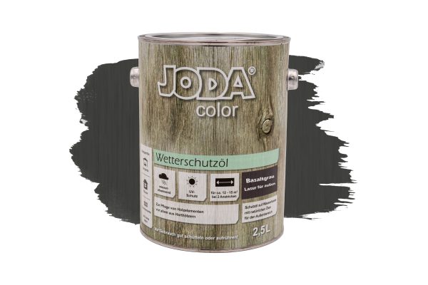 Joda®color Wetterschutzöl 0,75 l Basaltgrau (ähnlich RAL 7012) VE = 006