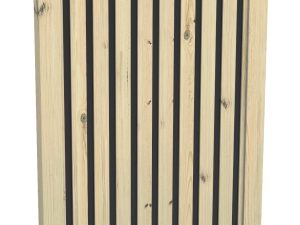 Almeria Dichtzauntür, Fichte KDI-grün 100 x 180 cm, ohne Beschlag VE = 006