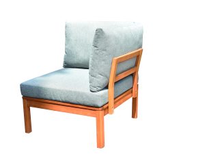 Ballina Gartenlounge, Eukalyptus Eckstuhl m. Rücken-&Armlehne 79x79x62 cm VE = 000, FSC-zertifiziert (FSC 100%)