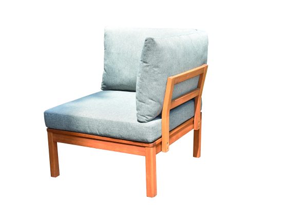 Ballina Gartenlounge, Eukalyptus Eckstuhl m. Rücken-&Armlehne 79x79x62 cm VE = 000, FSC-zertifiziert (FSC 100%)