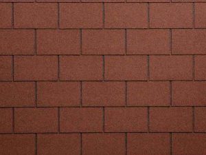 Bitumen-Premium-Dachschindeln (EN544) Rechteck, 3,05 m²/ Paket, rot VE = 052