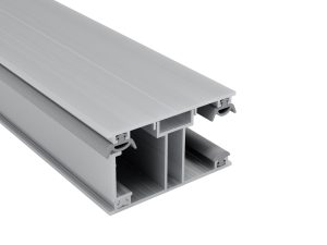 16 mm Alu-Komplettrandprofil 50 mm | L= 3000 mm VLF-OPV50, mit montierten Dichtungen !