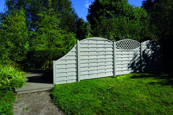 Monegro Dichtzauntür Fichte Grau 100x180/161 cm VE = 006 – Bild 3