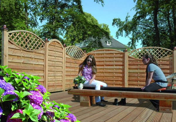 Monegro natur Dichtzaun 180 x 180/161 cm VE = 012 – Bild 2