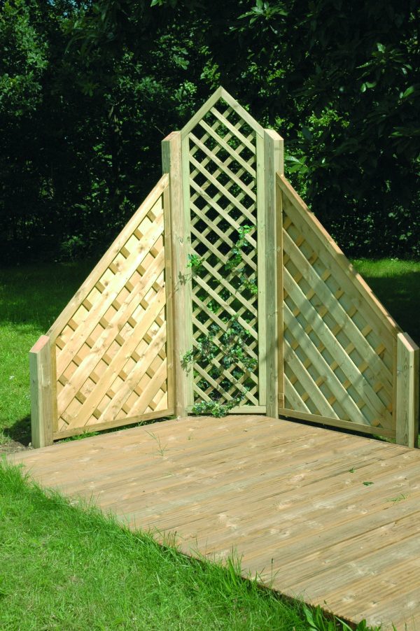 Pedro classic Rankzaun mit Spitze 50 x 200/180 cm VE = 006 – Bild 2