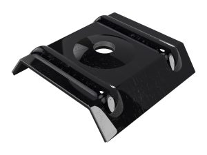Kalotten, 25/30 RAL 9005-tiefschwarz, a´100 Stück