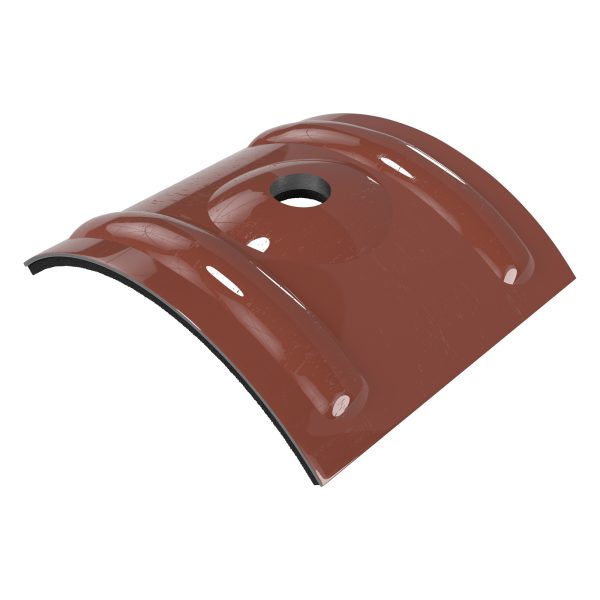 Kalotten, W-24 RAL 8004 kupferbraun, a´100 Stück