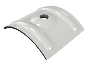 Kalotten, W-24 RAL 9006 weißaluminium a´100 Stück