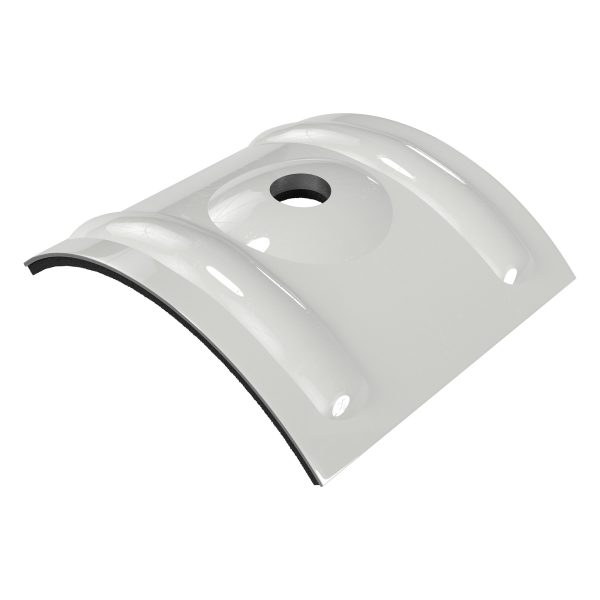 Kalotten, W-24 RAL 9006 weißaluminium a´100 Stück