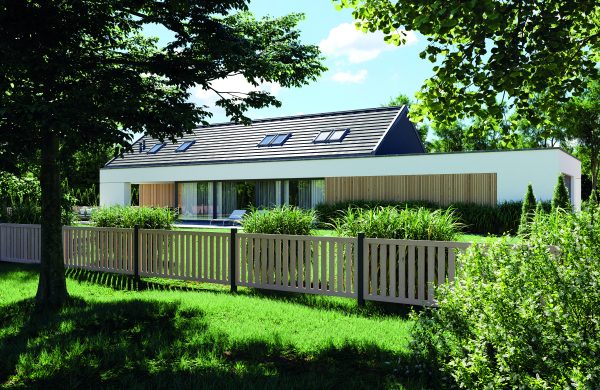 JODA GreenGuard Pforte 100x80 cm, geölt, Grau ohne Beschlag – Bild 2