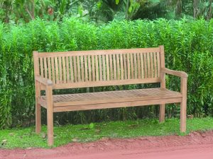 Gartenbank Provence Teak 150 x 55 x 90 cm, naturbelassen VE = 000