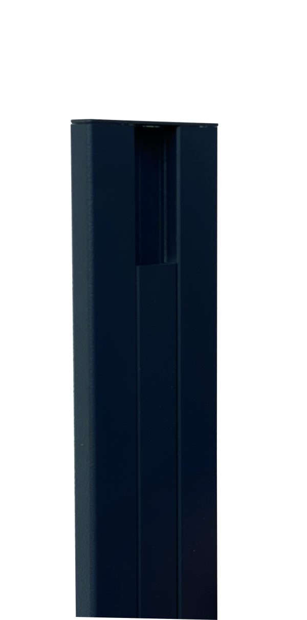 Kingston Alu-Wandanschluß Anthrazit 12 x 65 mm, Länge: 1950 mm