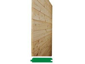 22,5X121 mm Lärche Fasebrett mit N+F (4 Stck. gebündelt) trocken L: 4,00 m