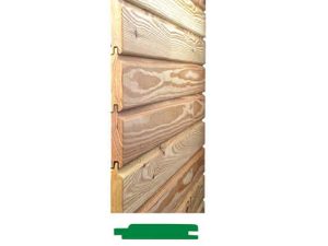 19,5X96 mm Lärche Rundkantenprofil (6 Stck/ Paket) L: 5,00 m