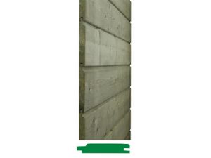 19,5X146 mm Fichte Rundkantenprofil -KDI 10 mm Feder, 6 Stück, Länge 4,20 m